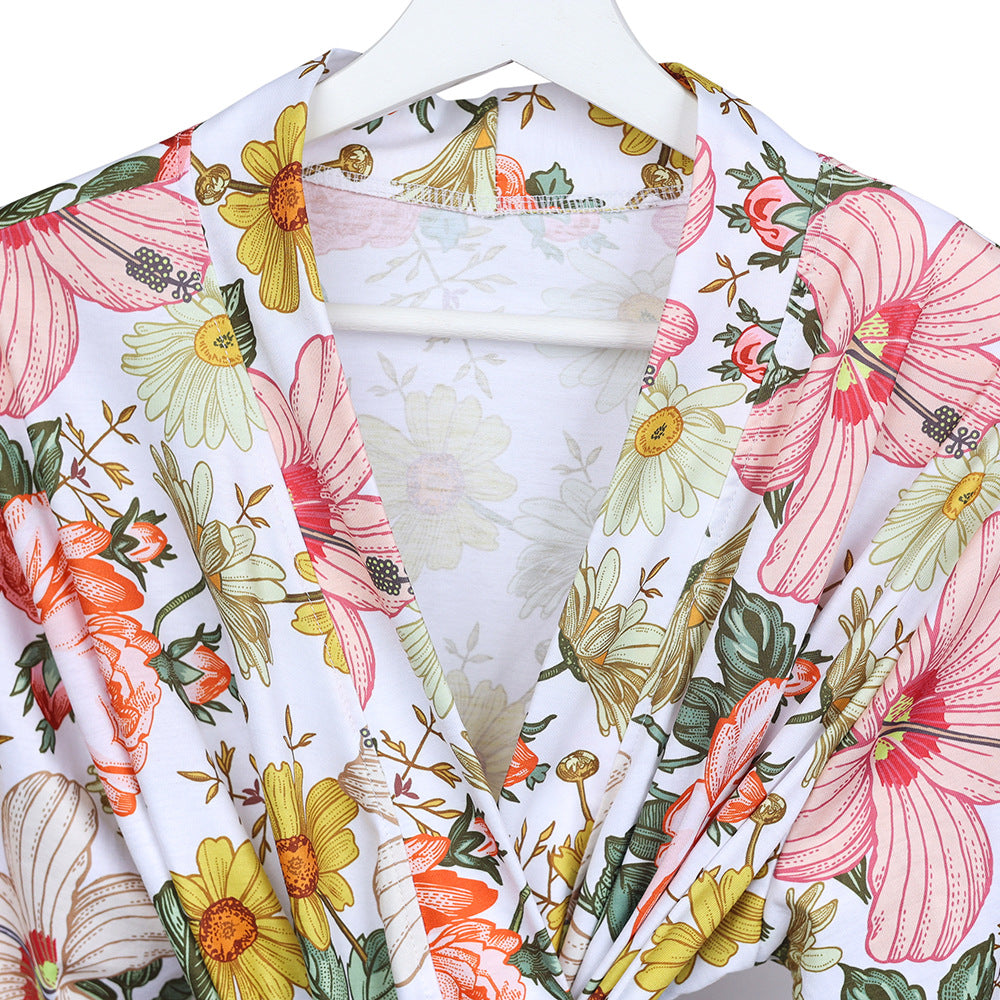 Mom Baby Matching Set: Cozy Swaddle Robe