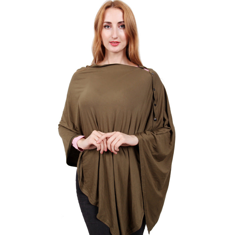 Nursing Scarf baby swaddle car towel nursing towel Multifunctional