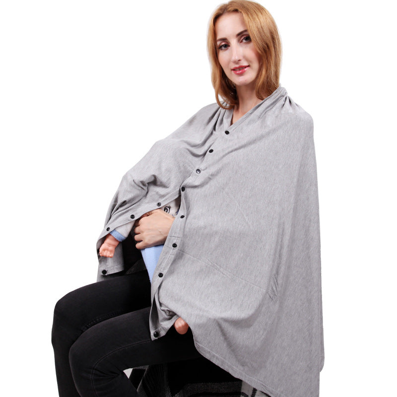 Nursing Scarf baby swaddle car towel nursing towel Multifunctional