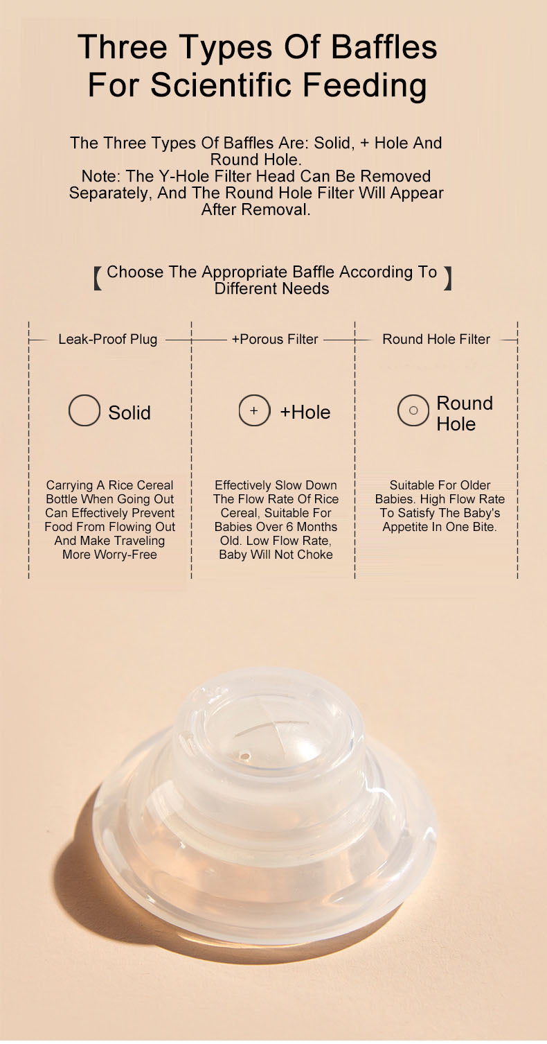 Baby silicone food feeder squeeze type anti-choking baby food spoon