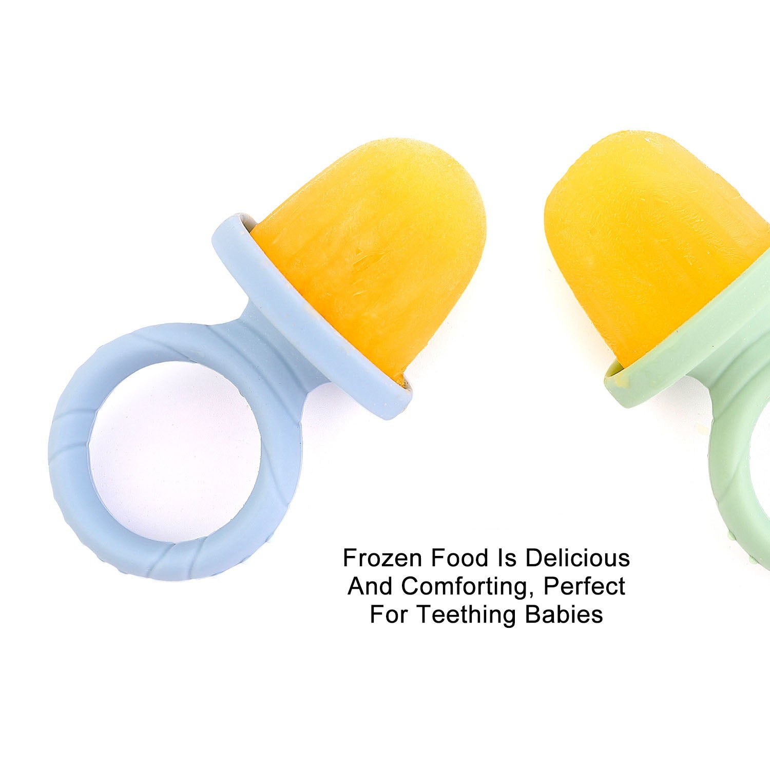 Silicone Baby teething food supplement chewy teething popsicle ice cream popsicle mold