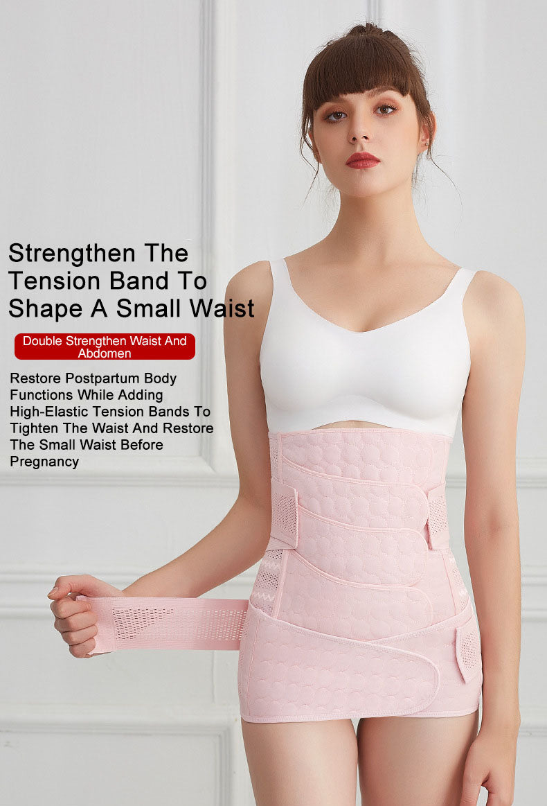 Postpartum Waist Belt Set: 4-Pack Tummy Support & Comfort