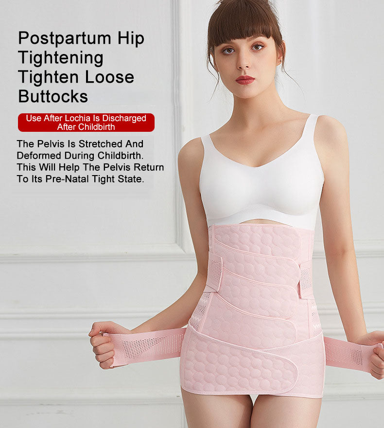 Postpartum Waist Belt Set: 4-Pack Tummy Support & Comfort