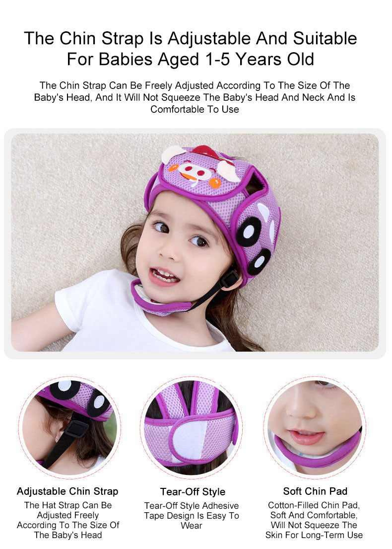 Baby anti-fall head protection hat toddler anti-collision anti-fall children's safety helmet