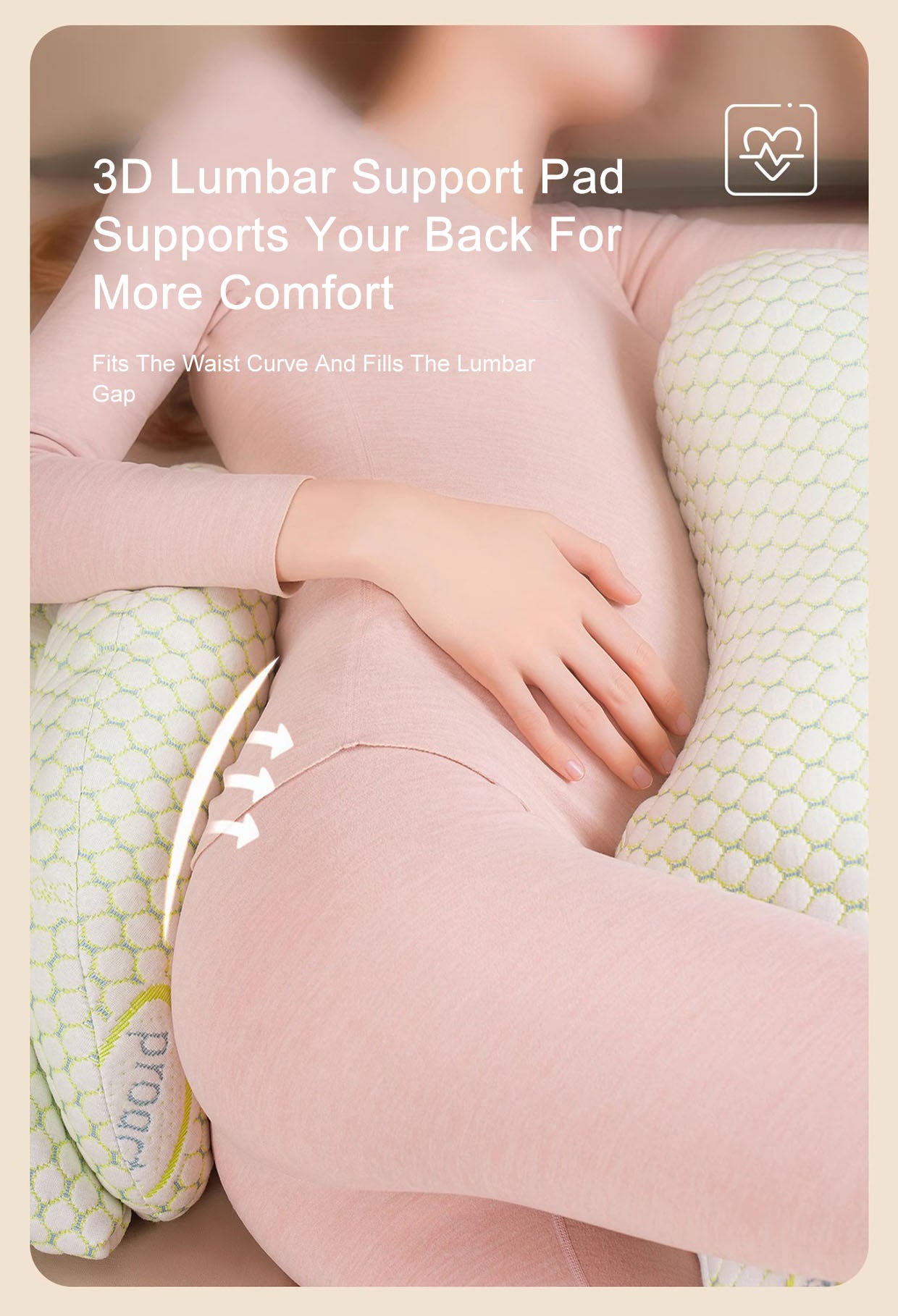 Pregnancy pillow belly support waist protection side sleeping pillow