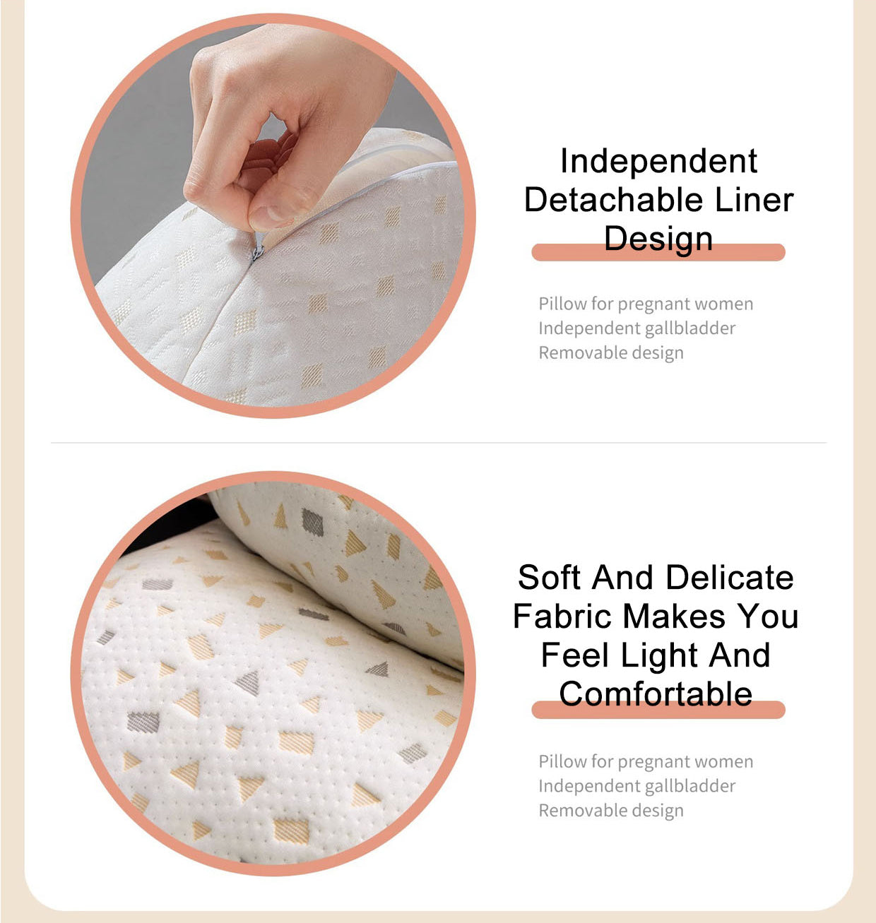 Pregnancy pillow belly support waist protection side sleeping pillow