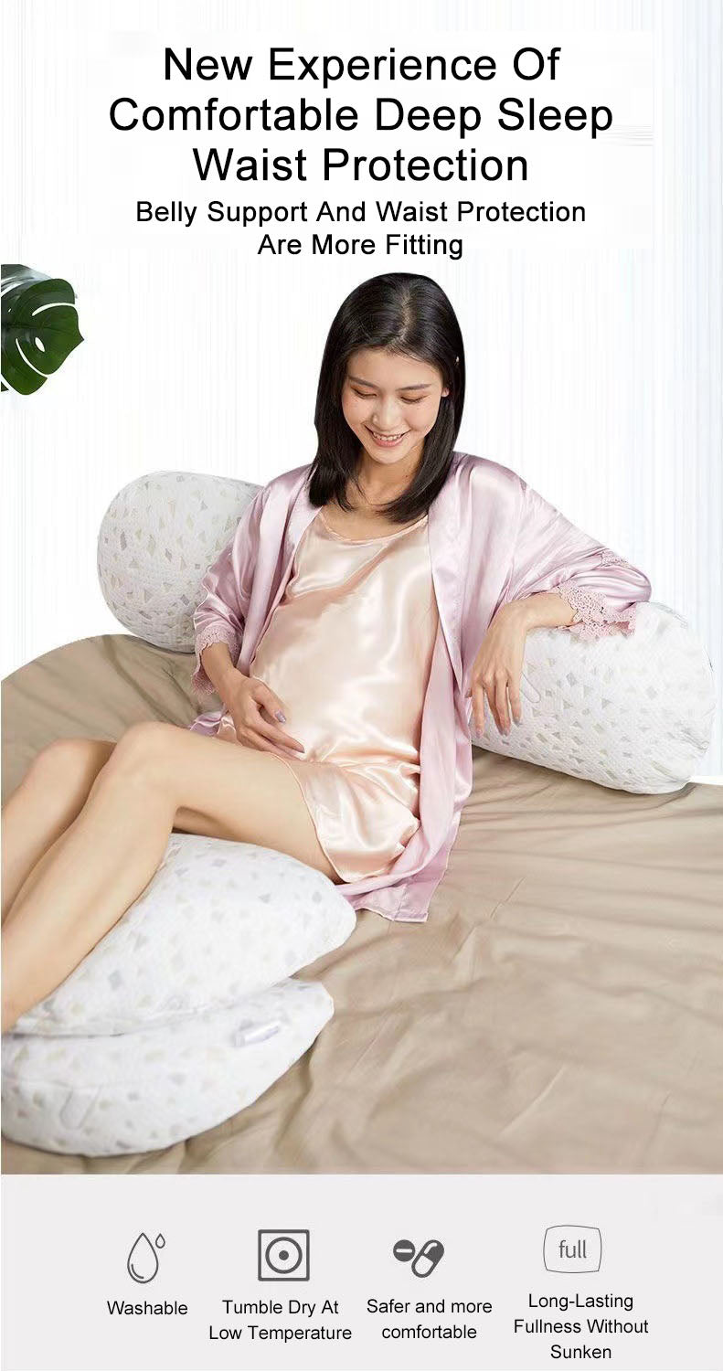 Waist protection side sleeping pillow