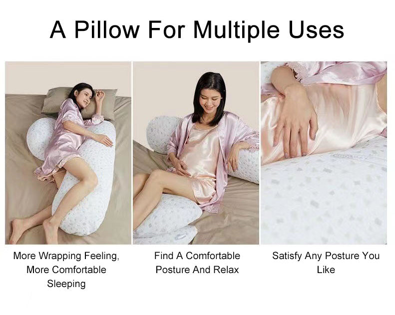 Waist protection side sleeping pillow