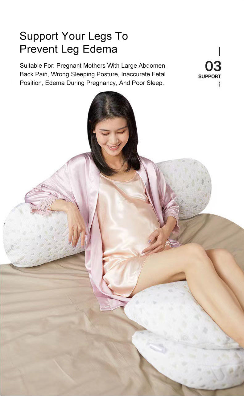 Waist protection side sleeping pillow