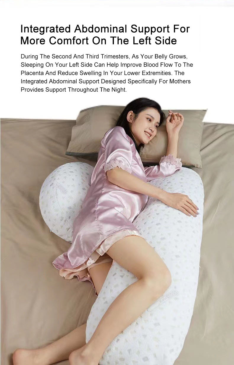 Waist protection side sleeping pillow