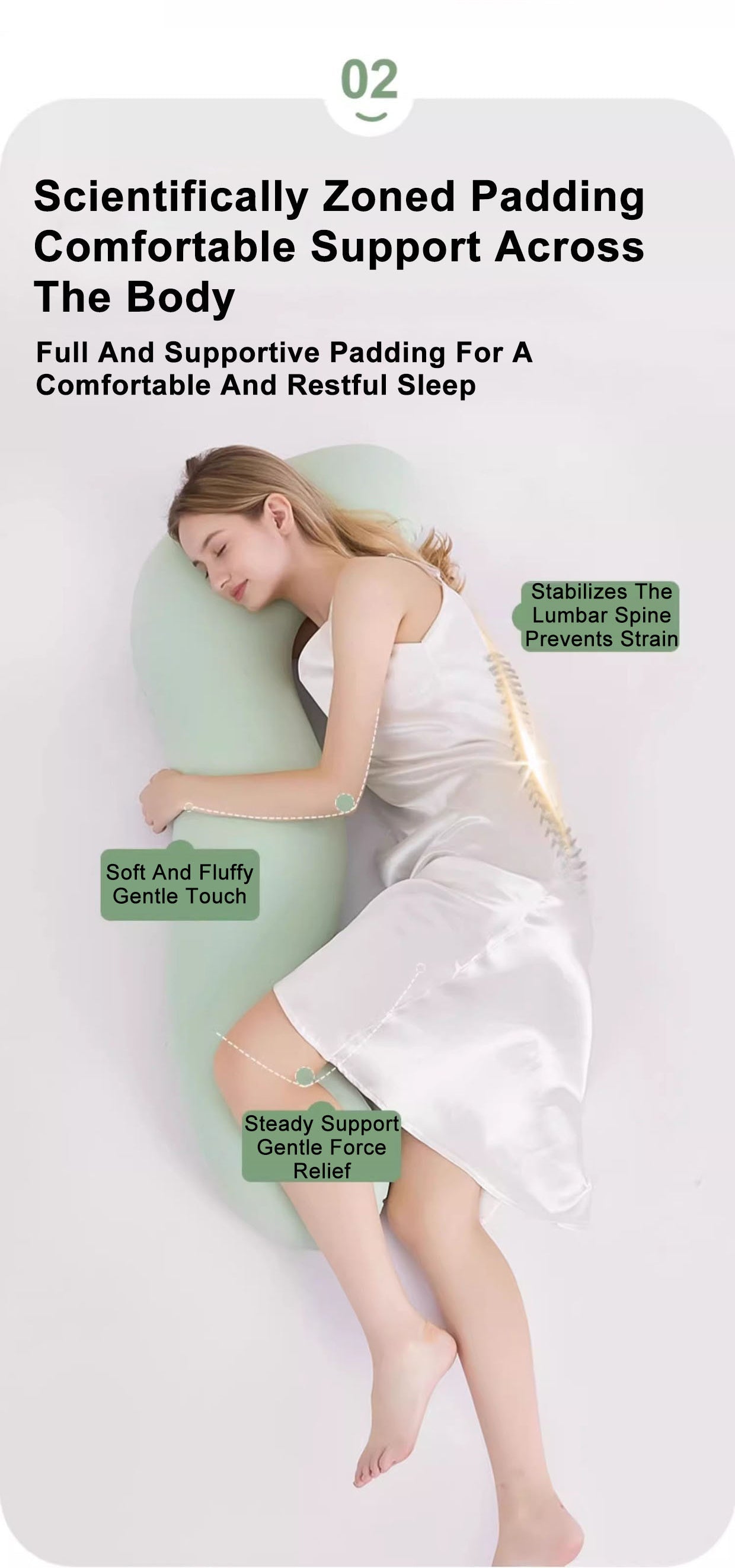 Memory Foam Special Leg Pregnant Clamp Pillow