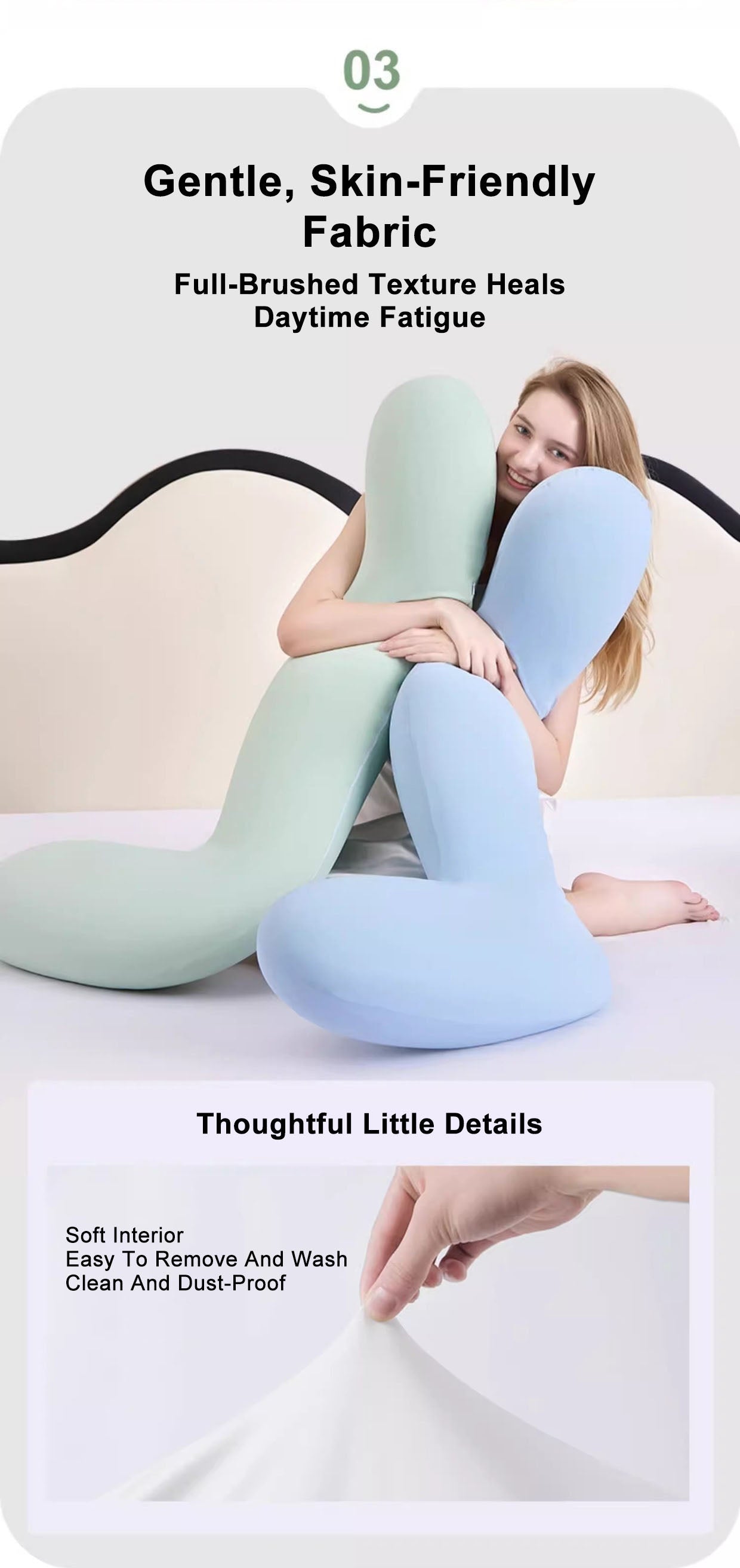 Memory Foam Special Leg Pregnant Clamp Pillow