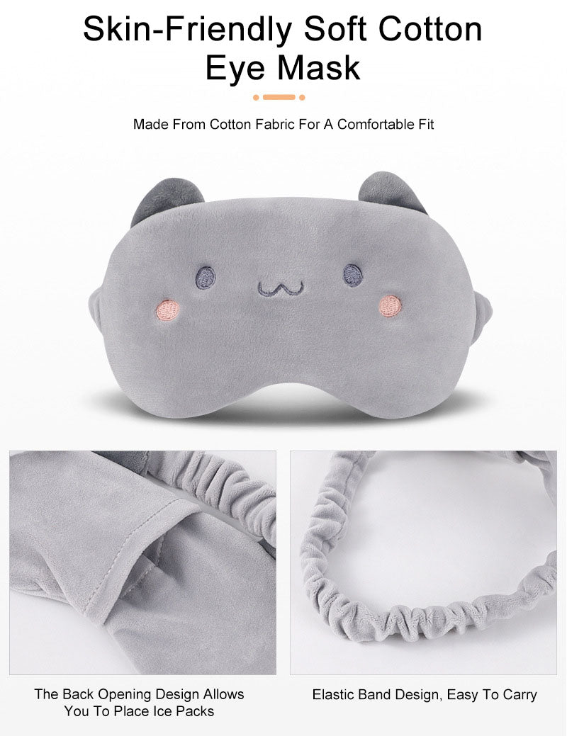 U-shaped pillow eye mask two-in-one memory foam pillow neck protection Office Travel