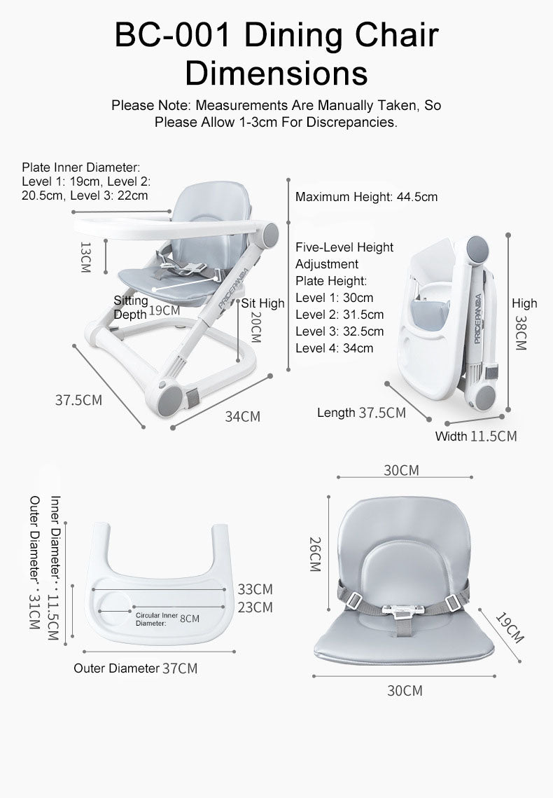 Portable low foldable baby dining table chair for children Travel Outdoor