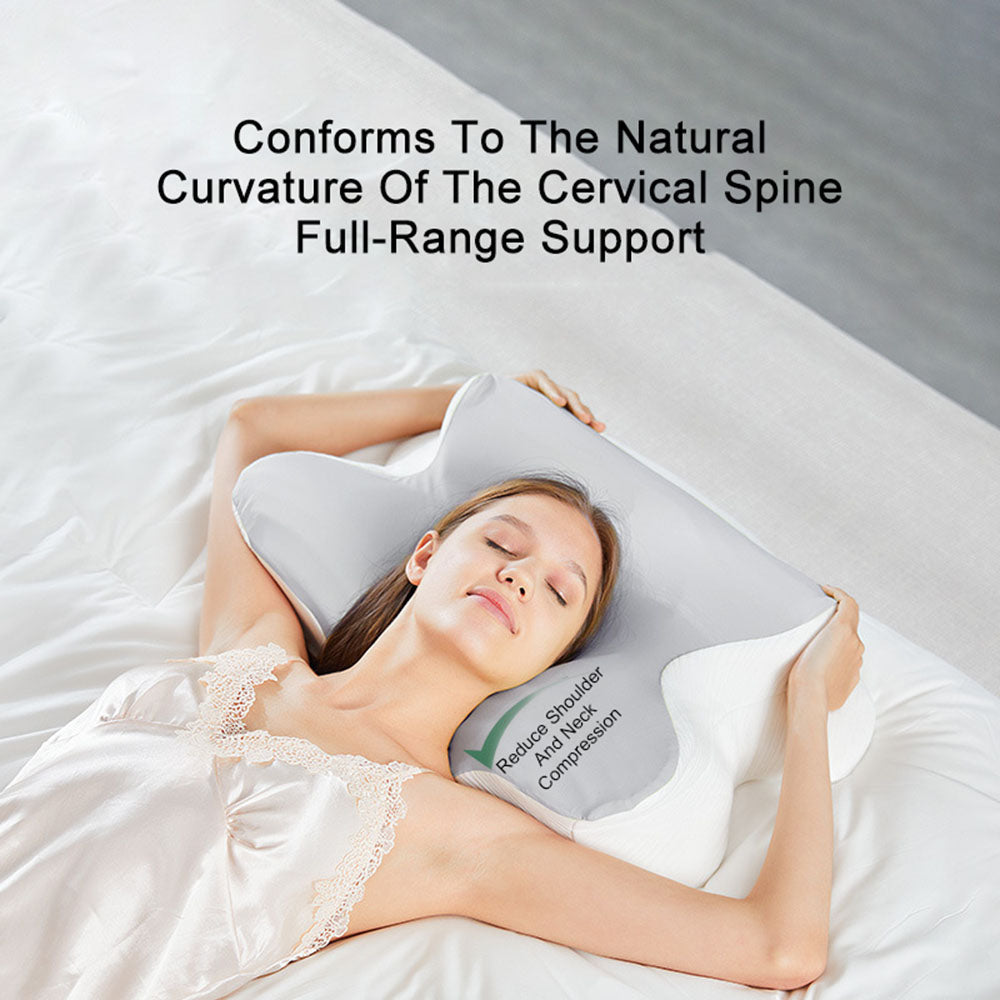 Memory foam pillow slow rebound butterfly pillow cervical protection pillow to help sleep