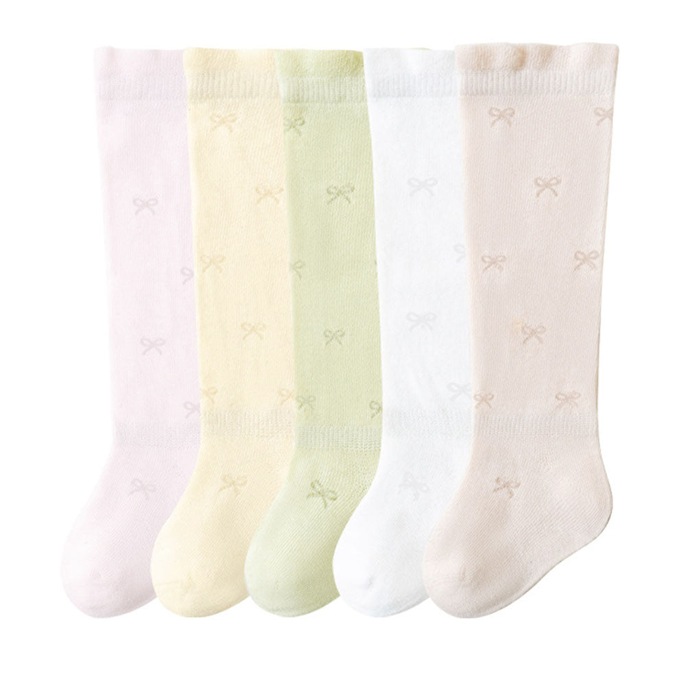 Baby socks summer ultra-thin mesh a-type cotton newborn baby girl anti-mosquito sock