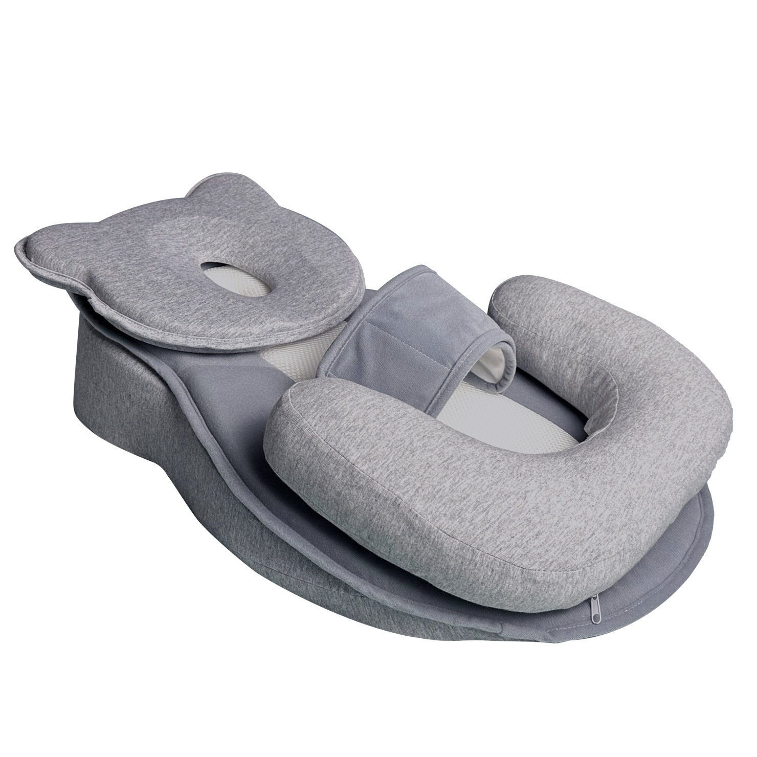 Baby Anti-Spill Reflux Breast Feeding Slope Nursing Pillow Lounger Prevents Flat Head