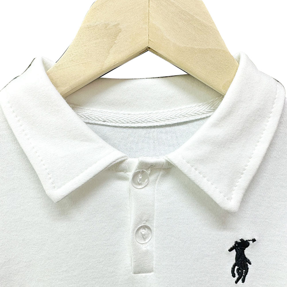 Baby jumpsuit infant and toddler Polo long-sleeved romper Thin