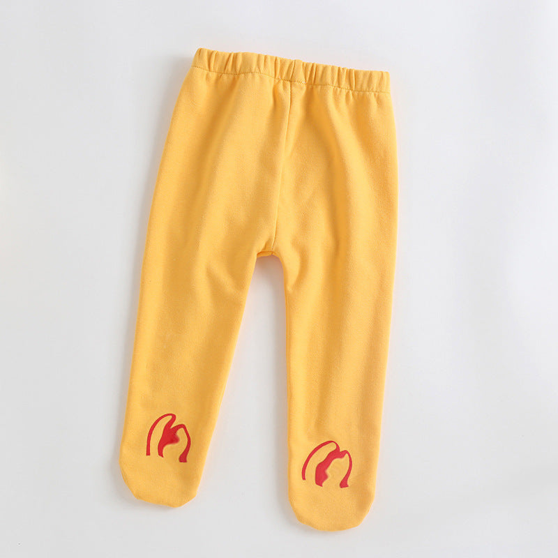 McDonald's-style baby romper onesie set with Hat sock