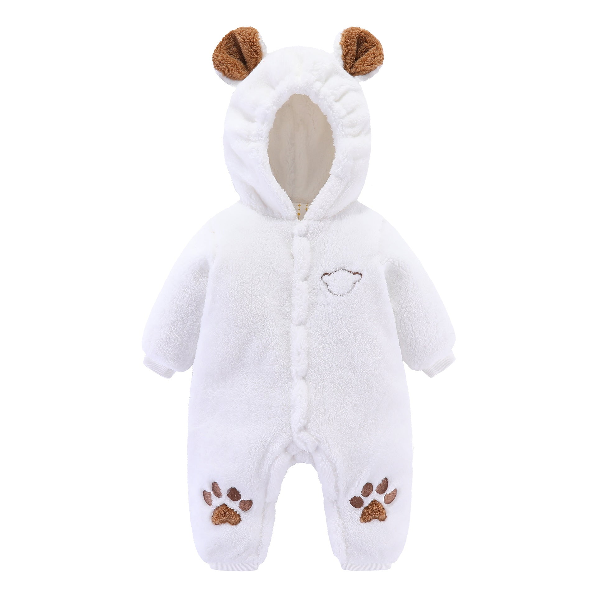 newborn baby's quilted bodysuit Romper for winter outdoor