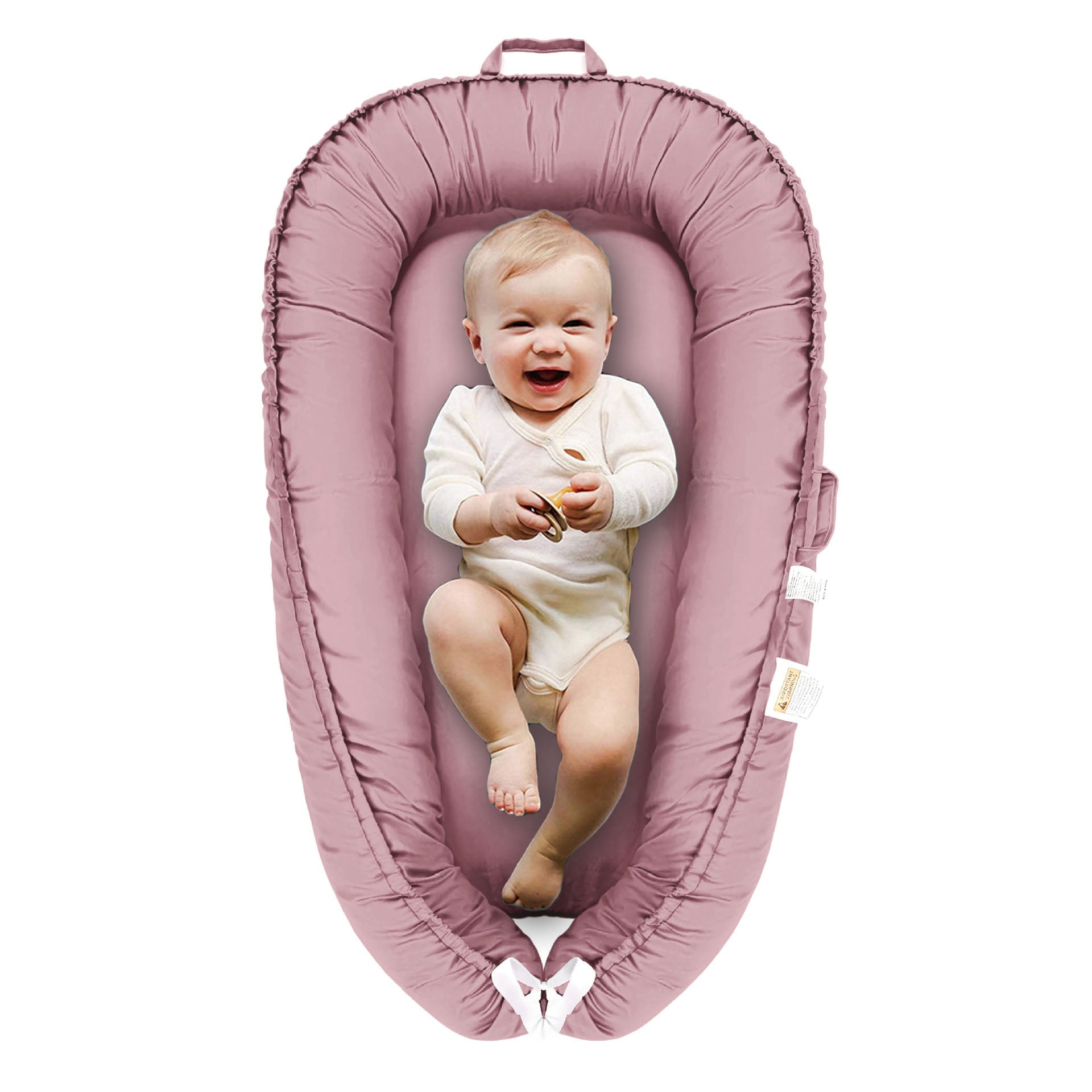 Ruffle Baby Nest Crib Portable Cocoon Bionic with Detachable Pillow travel
