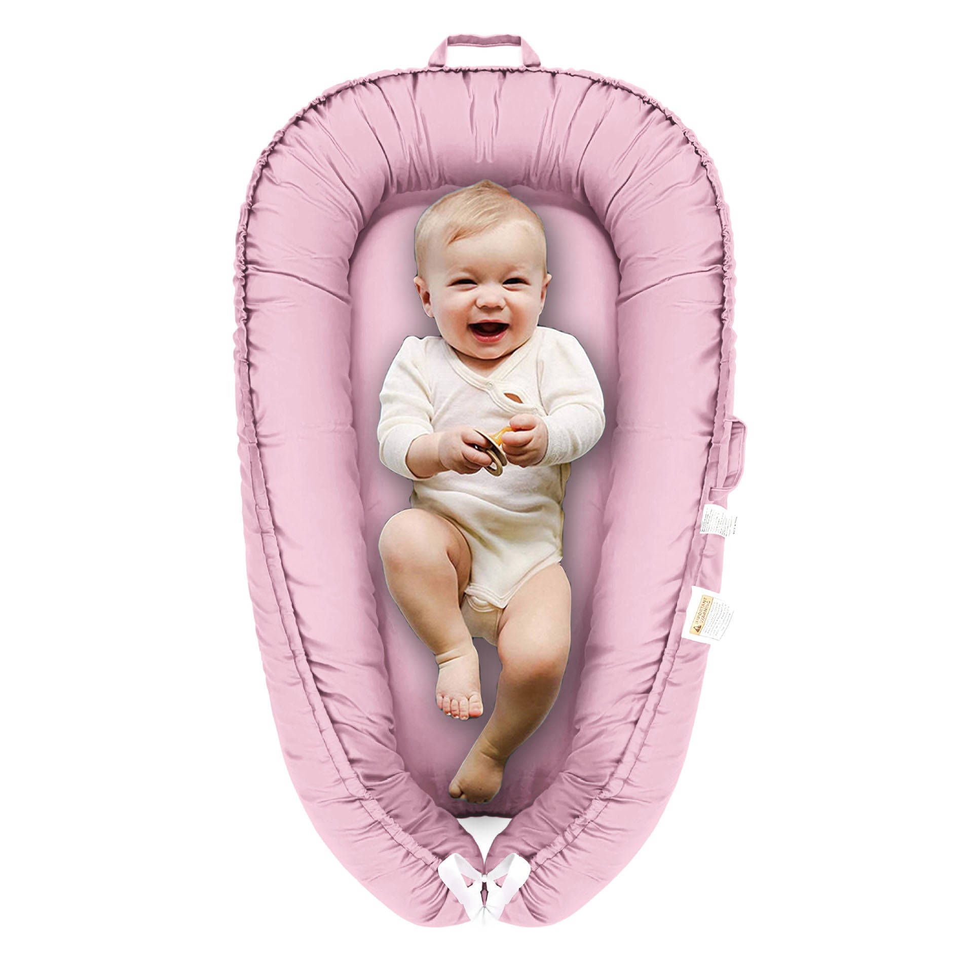 Ruffle Baby Nest Crib Portable Cocoon Bionic with Detachable Pillow travel