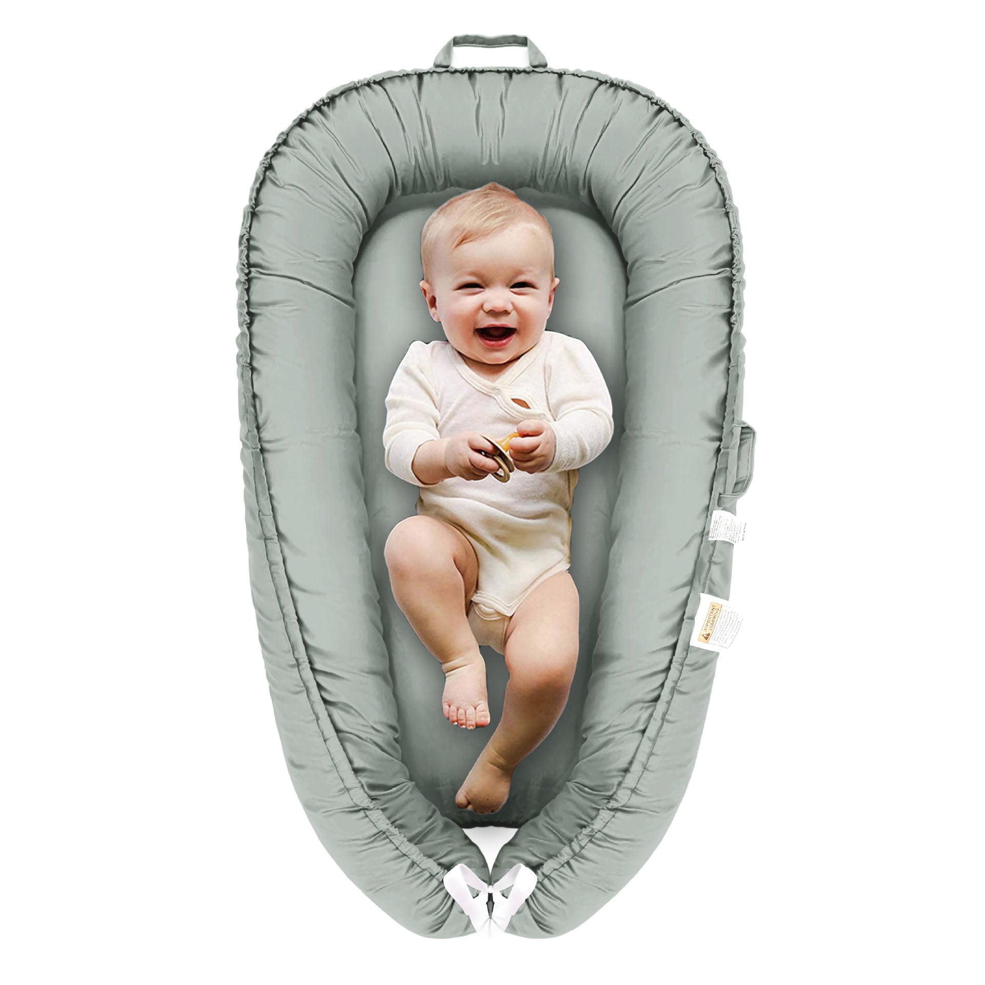 Ruffle Baby Nest Crib Portable Cocoon Bionic with Detachable Pillow travel