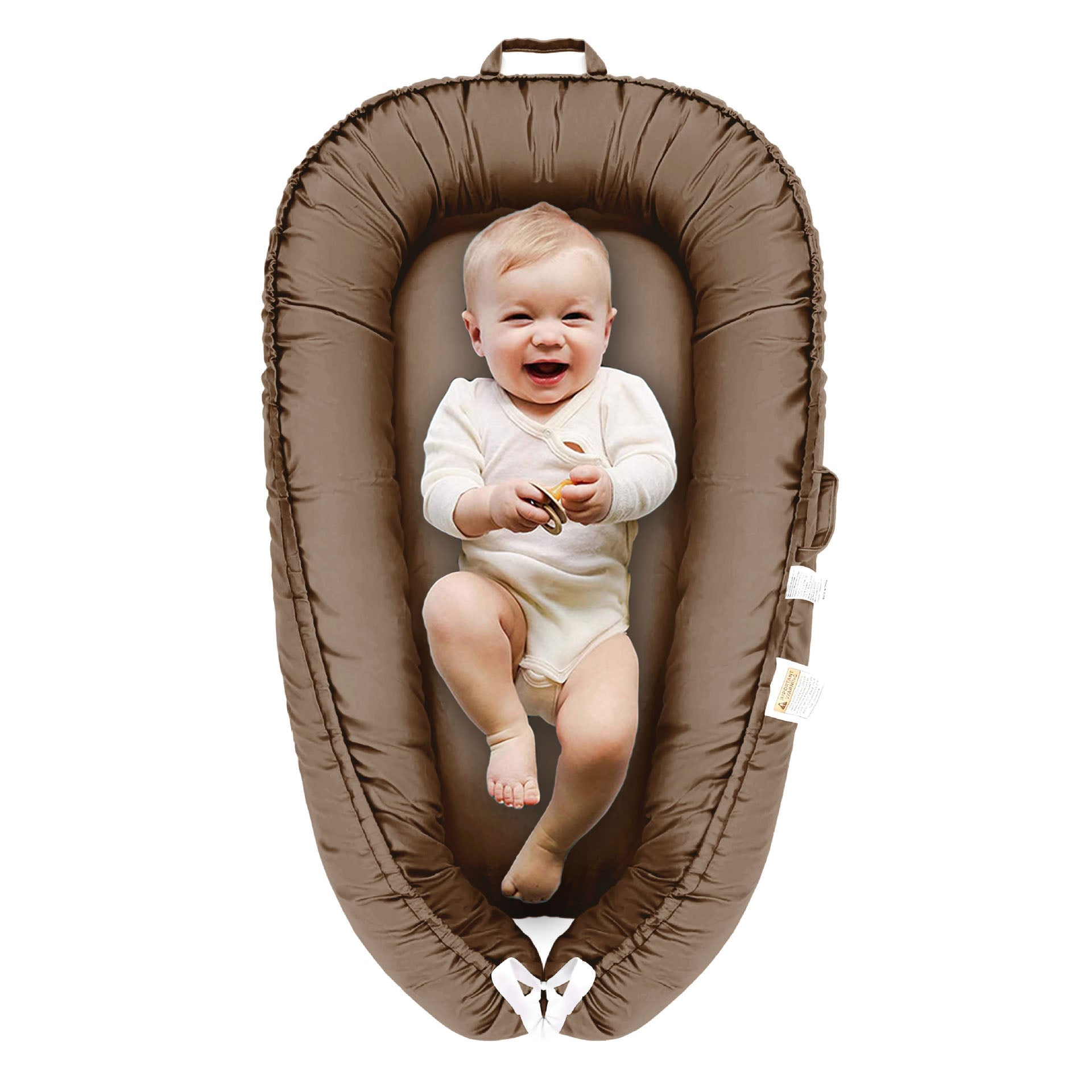 Ruffle Baby Nest Crib Portable Cocoon Bionic with Detachable Pillow travel