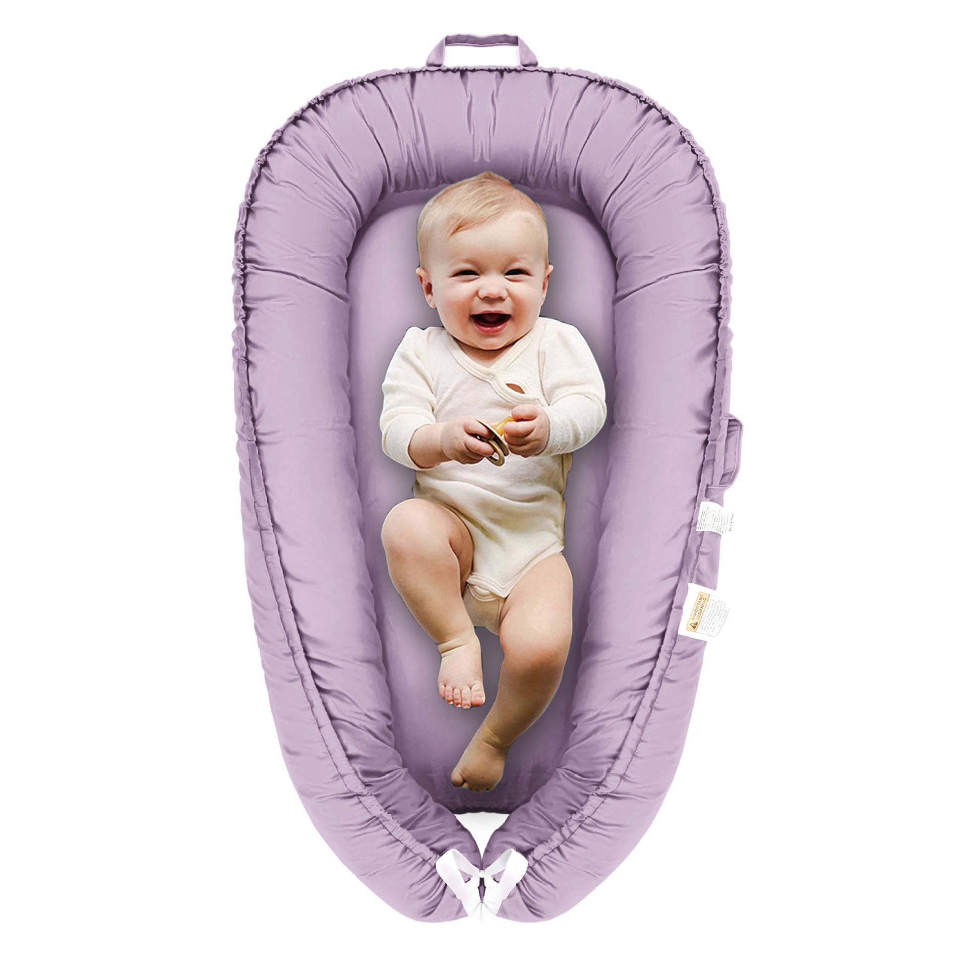 Ruffle Baby Nest Crib Portable Cocoon Bionic with Detachable Pillow travel