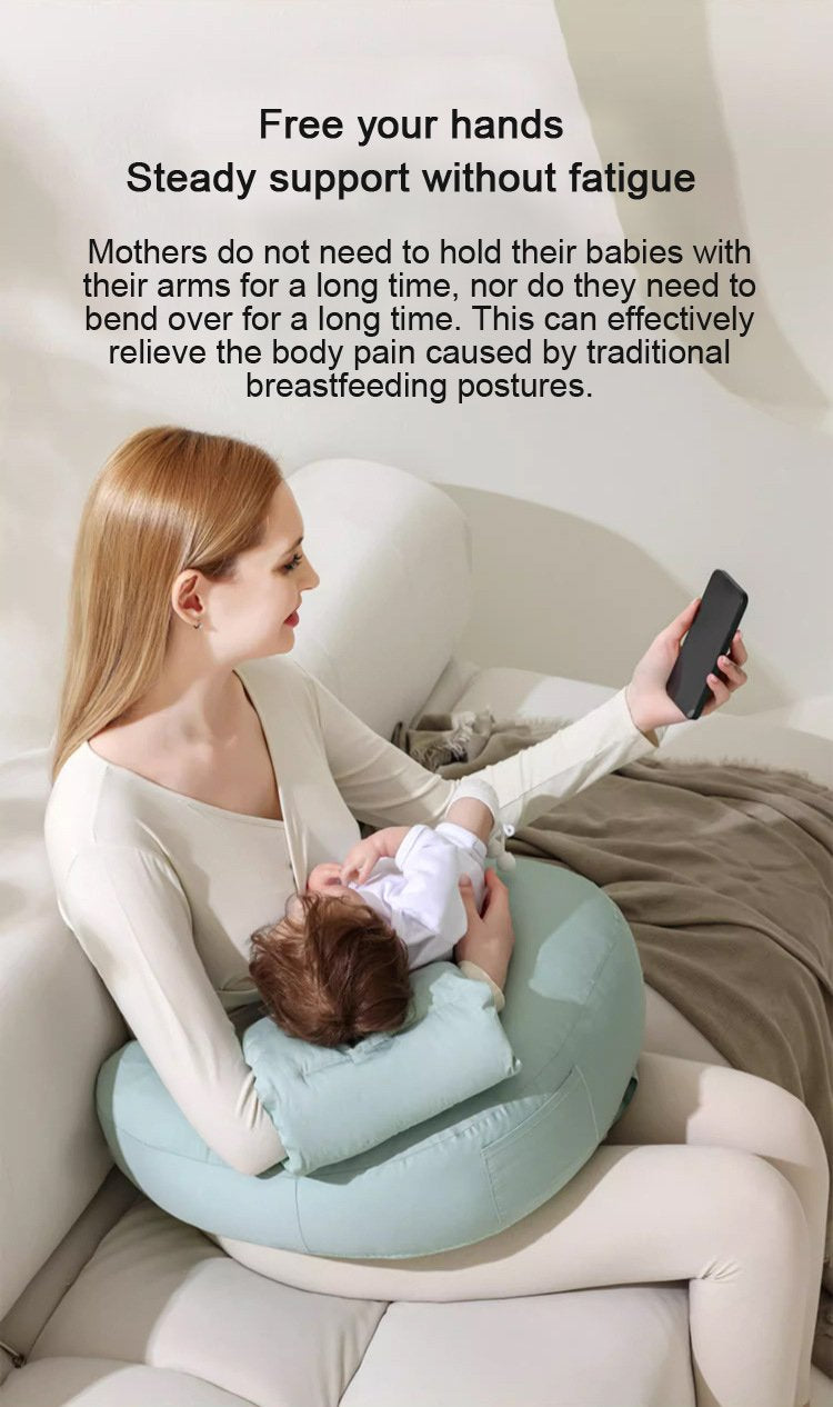 Mom Nursing Angled breastFeeding Support Pillow Baby Lounger Anti Reflux