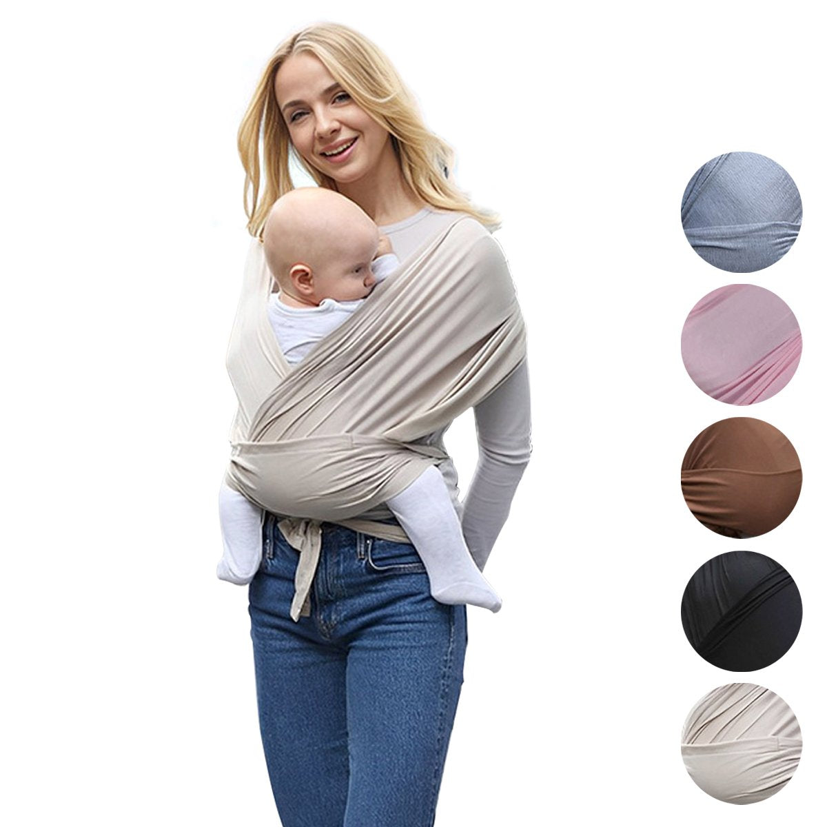 Baby Wrap Ergonomic Safe Comfortable Support 3-36 Month