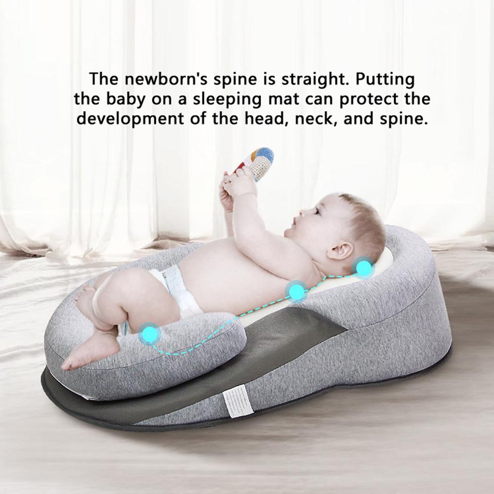 Baby Anti-Spill Reflux Feeding Nursing Pillow Breastfeeding Lounger Newborn Cushion Memory Foam