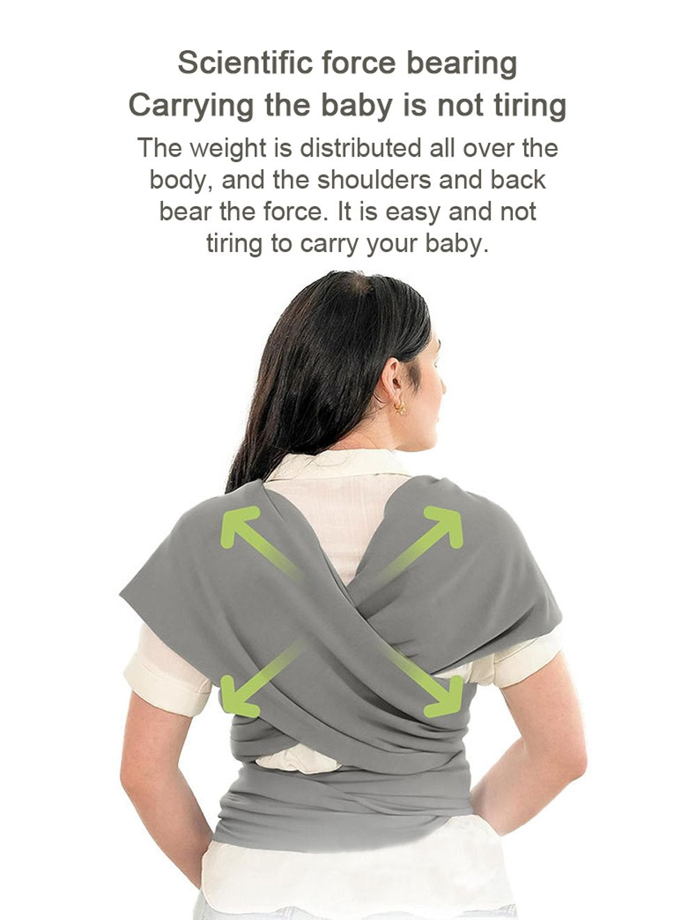 Baby Carrier Wrap Ergonomic Breathable Support 3-36 Month