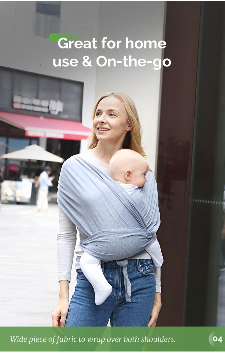 Baby Wrap Ergonomic Safe Comfortable Support 3-36 Month
