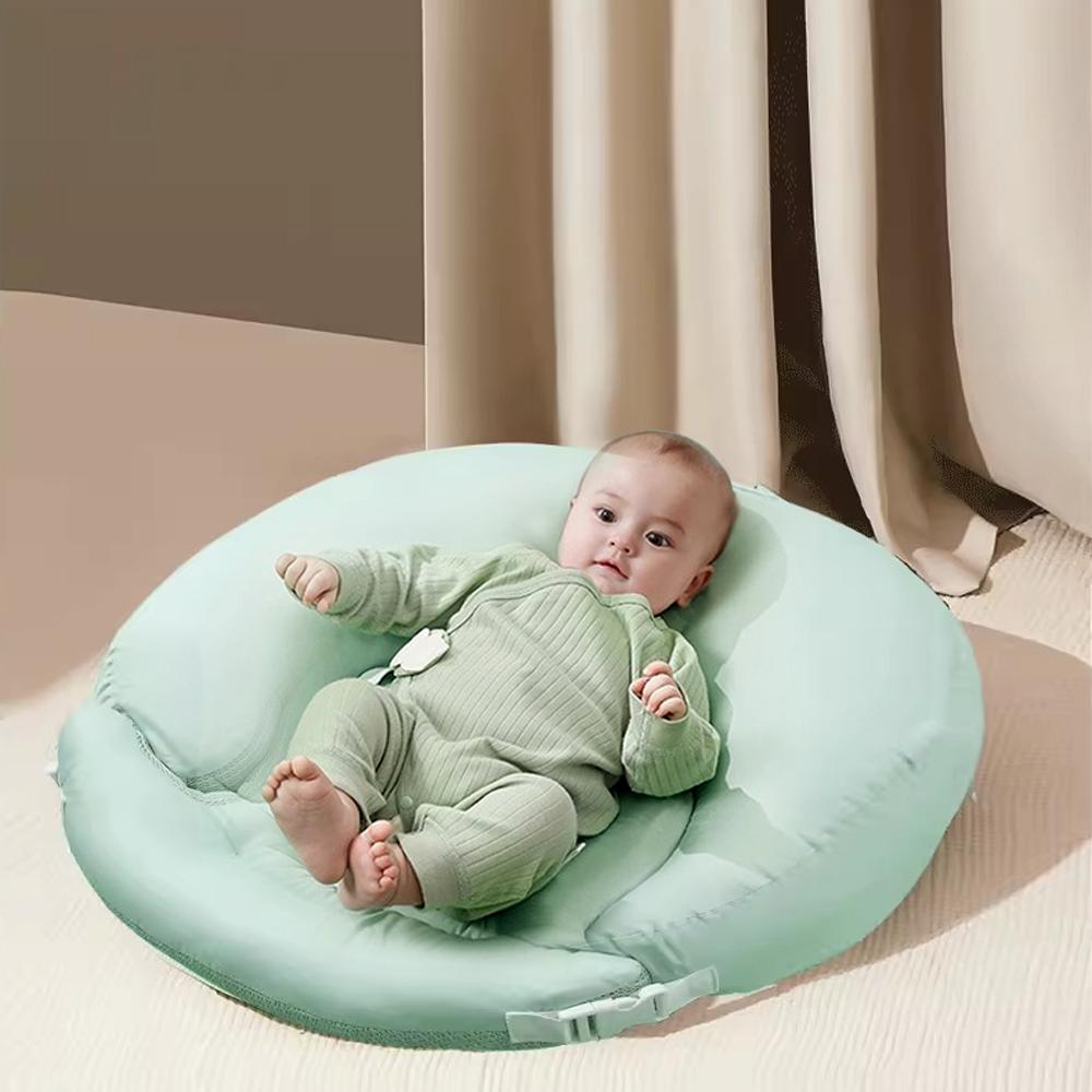 Ergonomic Baby Nursing Angled feeding Pillow Anti Reflux lounger Bed Incline Breastfeeding Crib
