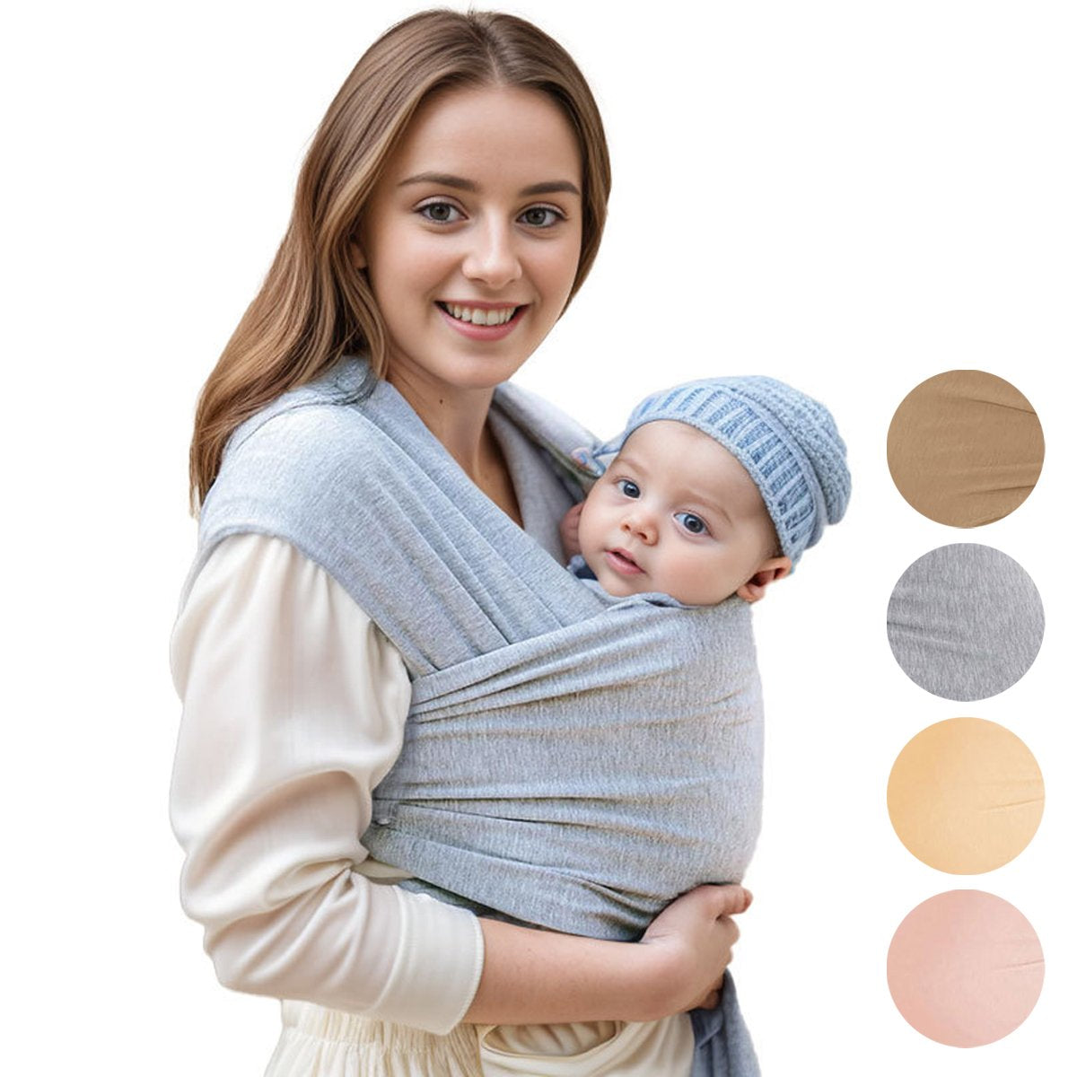 Baby Carrier Wrap Ergonomic Breathable Support 3-36 Month