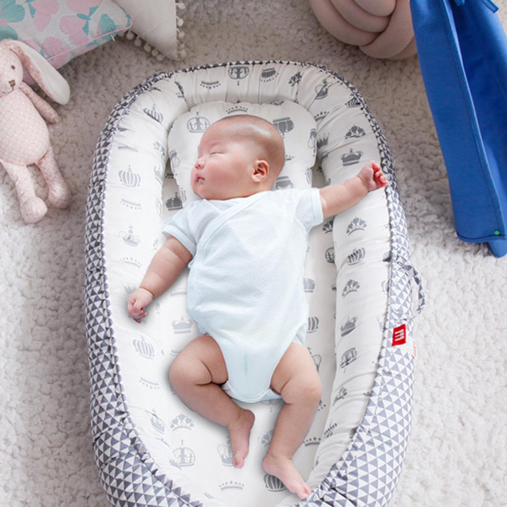 Baby Lounger Newborn Infant Nest Bed Breathable Portable Floor Seat for Home and Travel