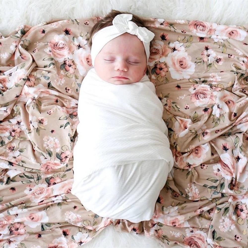 Luxury Baby Swaddler and Headband Set Perfect for Newborns Toddler