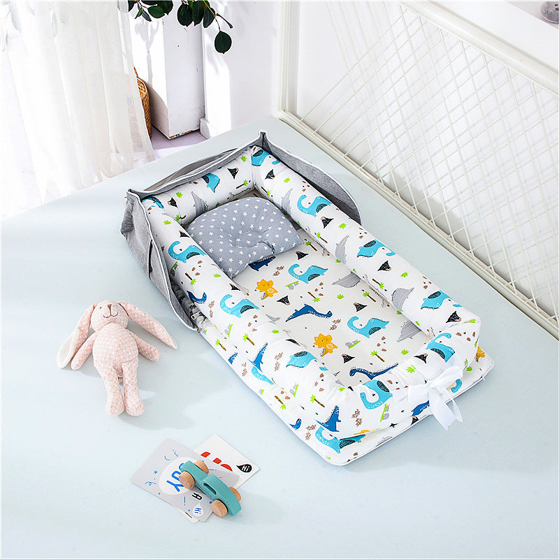 Portable Nursing Bag and Baby Nest Versatile Shoulder Bag Cradle and Travel Bed for Newborns