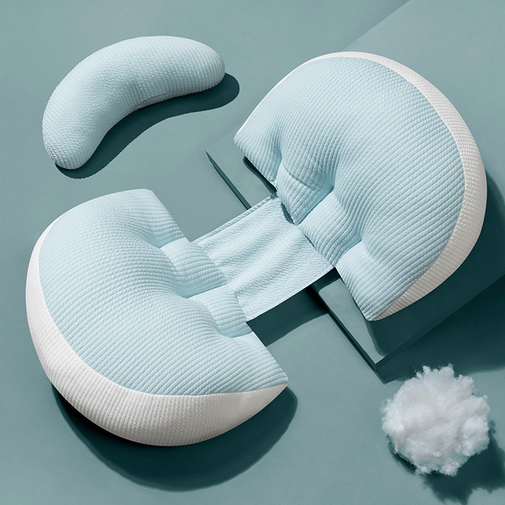 Breathable maternity Body Contour Pillow for Comfort-Fit Sleep Positioning