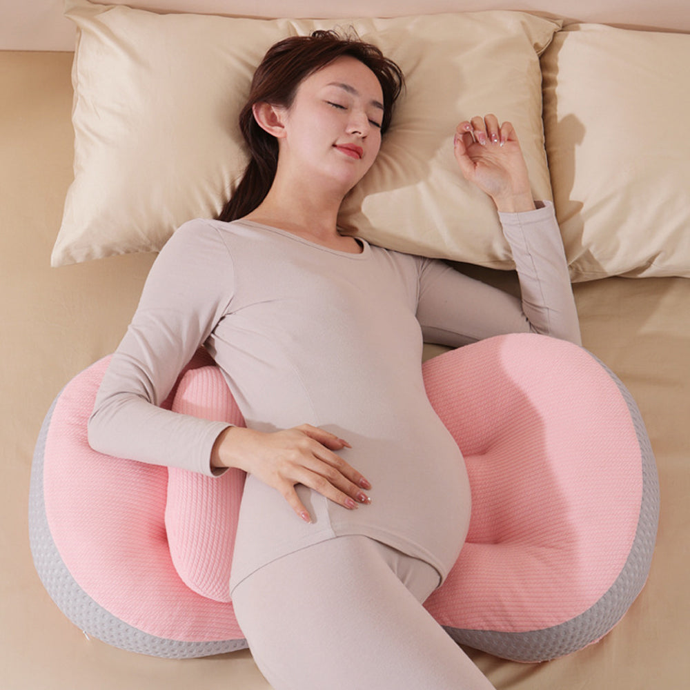Breathable maternity Body Contour Pillow for Comfort-Fit Sleep Positioning