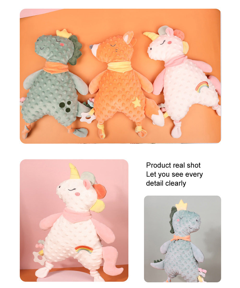 Baby Soothing Doll Towel 0-3 years old baby Can chew and sleep plush toy 3 Pieces