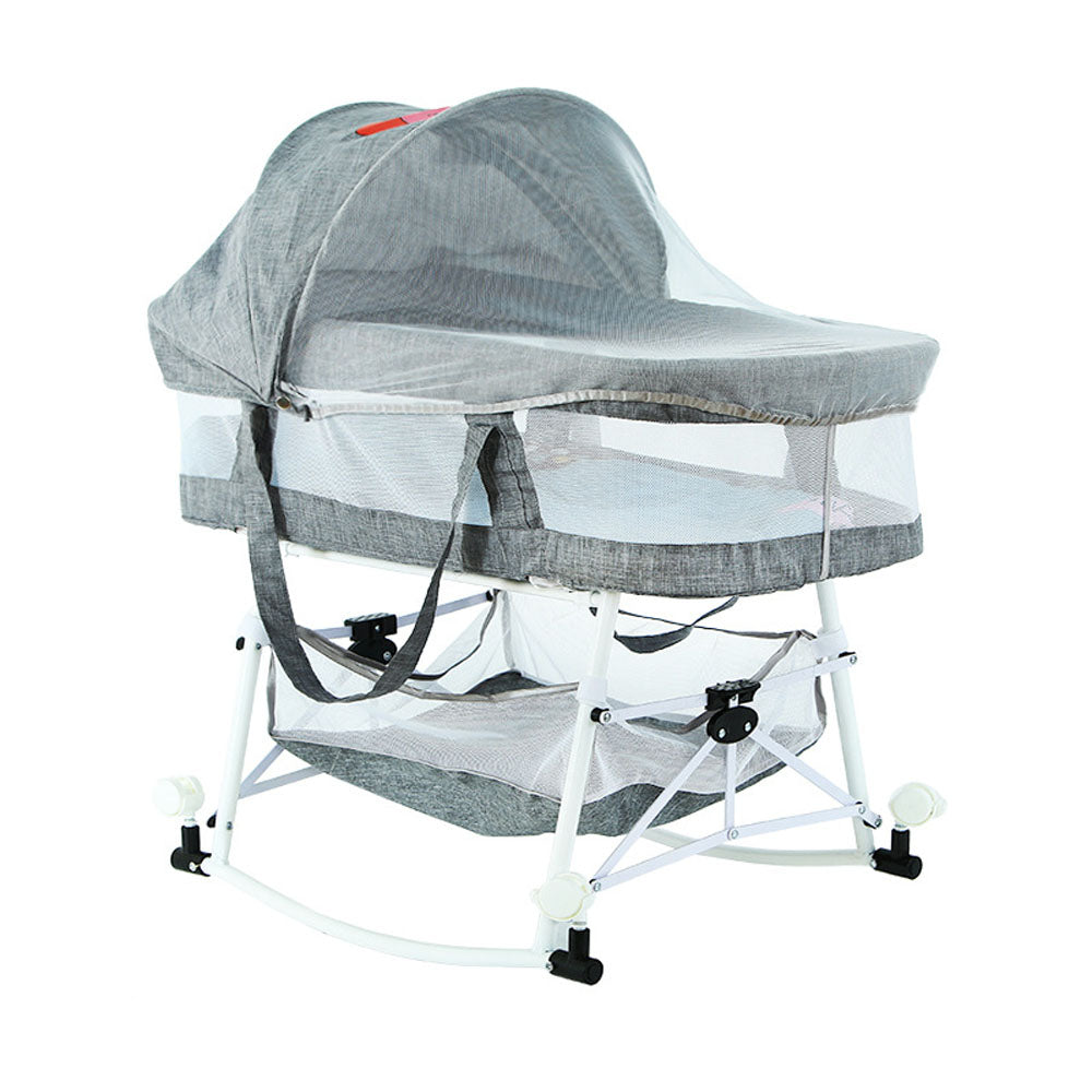 Baby newborn foldable movable outdoor portable Bassinet rocking Crib bed