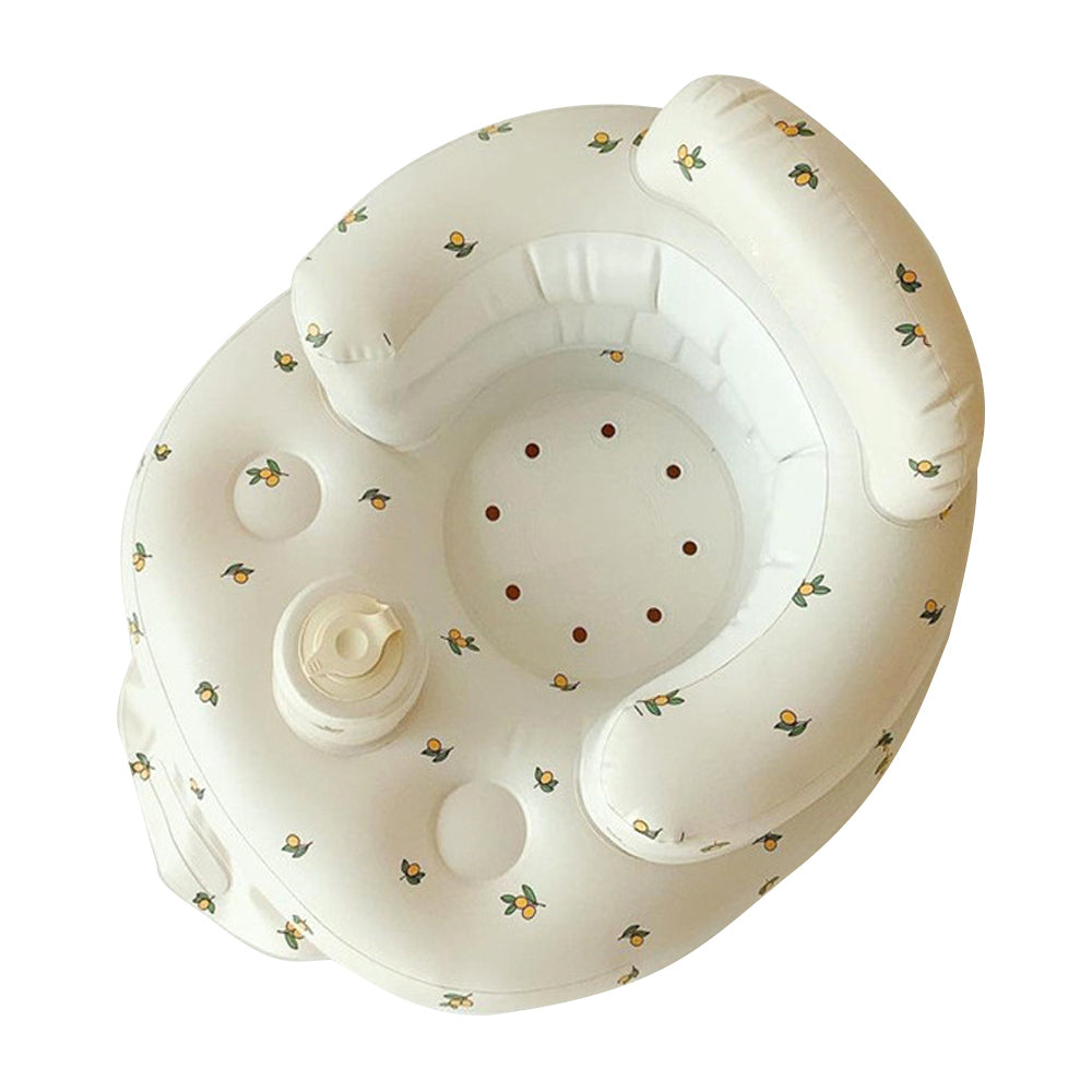 Baby sit and stand bathing bath stool anti-fall chair inflatable sofa foldable