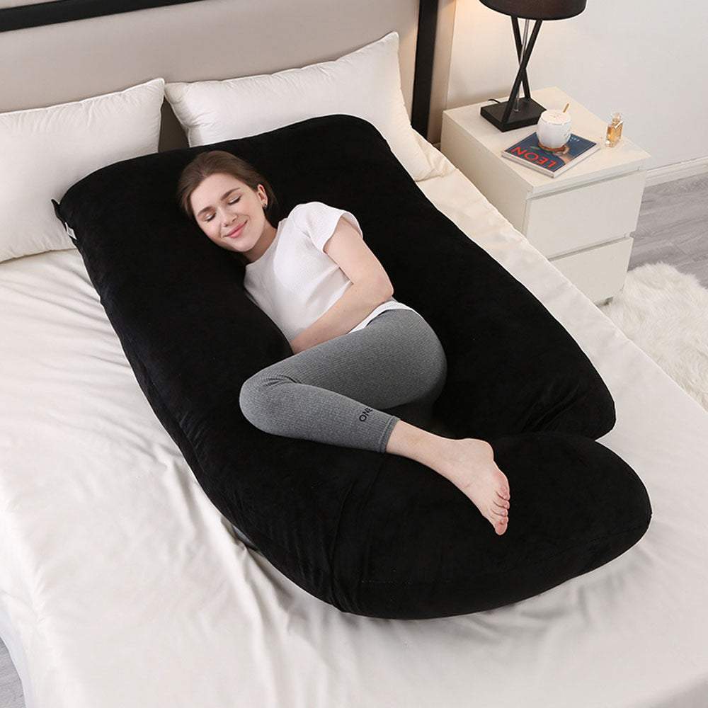 G Shaped Body Pillow: Ergonomic Support for Moms & Bump Comfort
