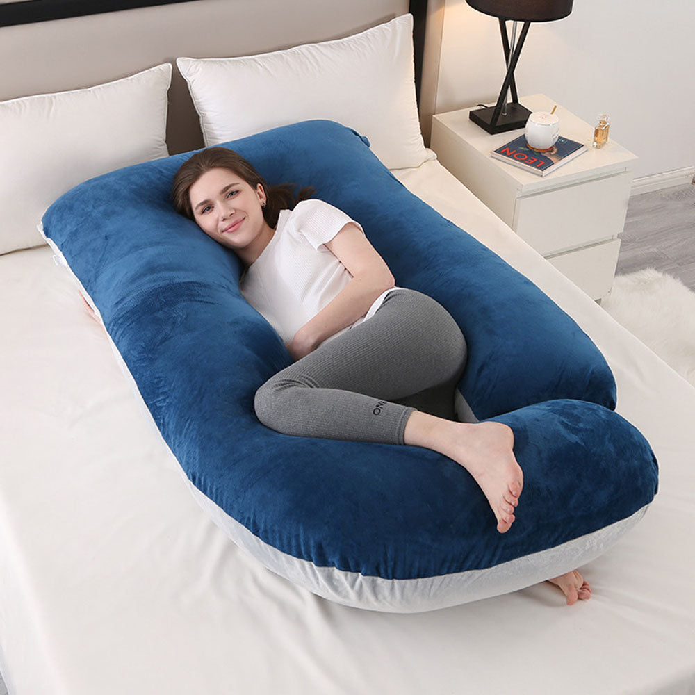 G Shaped Body Pillow: Ergonomic Support for Moms & Bump Comfort
