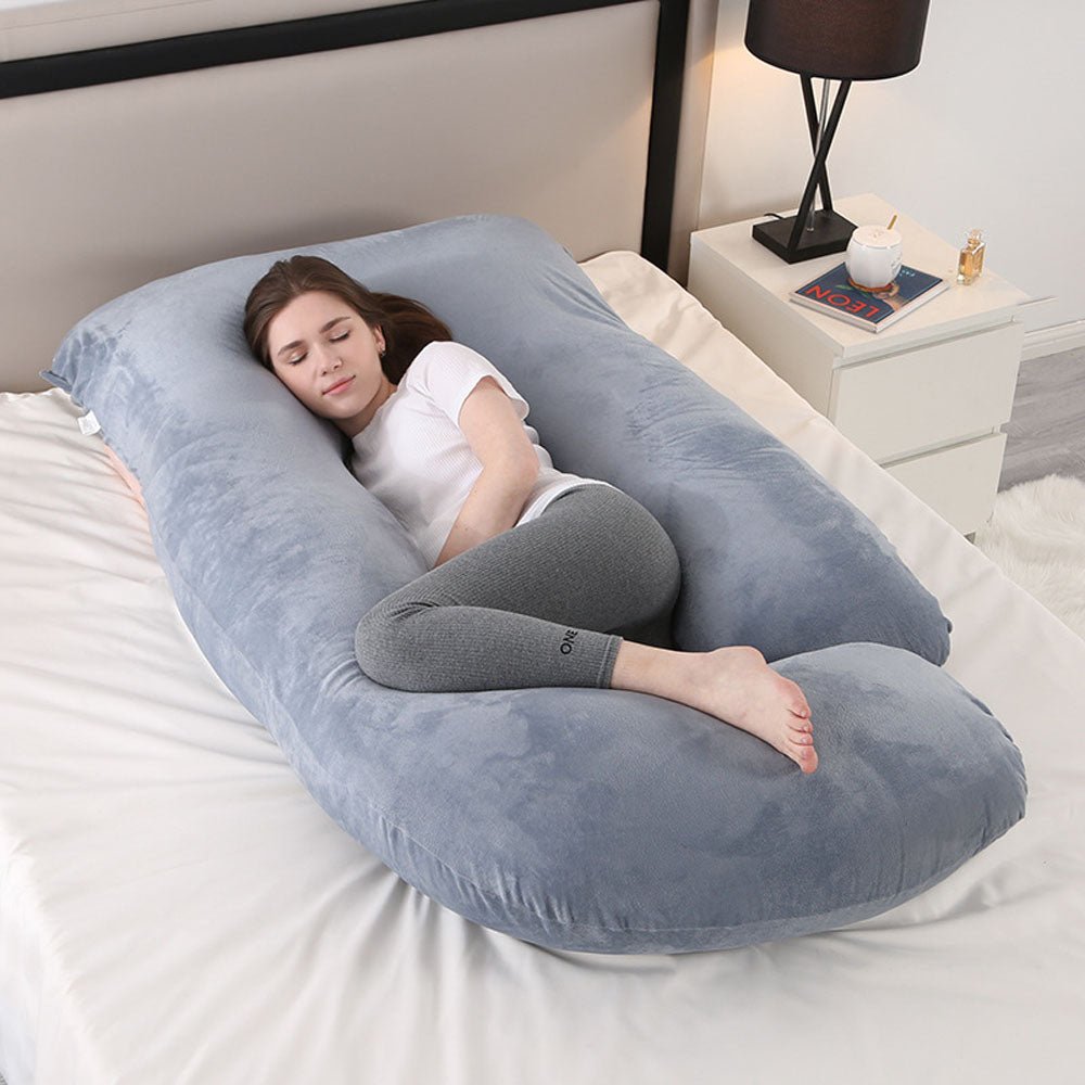G Shaped Body Pillow: Ergonomic Support for Moms & Bump Comfort