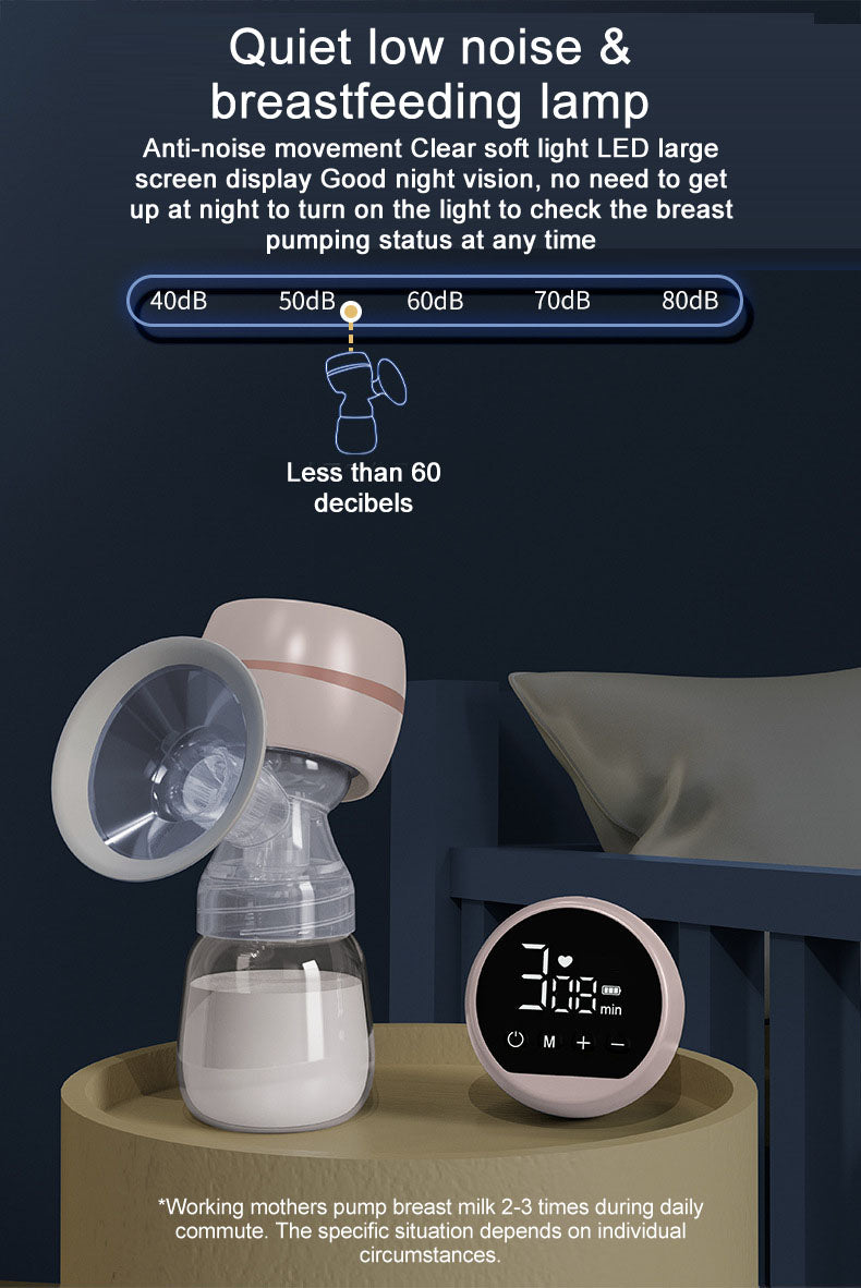 Automatic Electric Baby Breastfeeding Bottle Breast Pump Portable