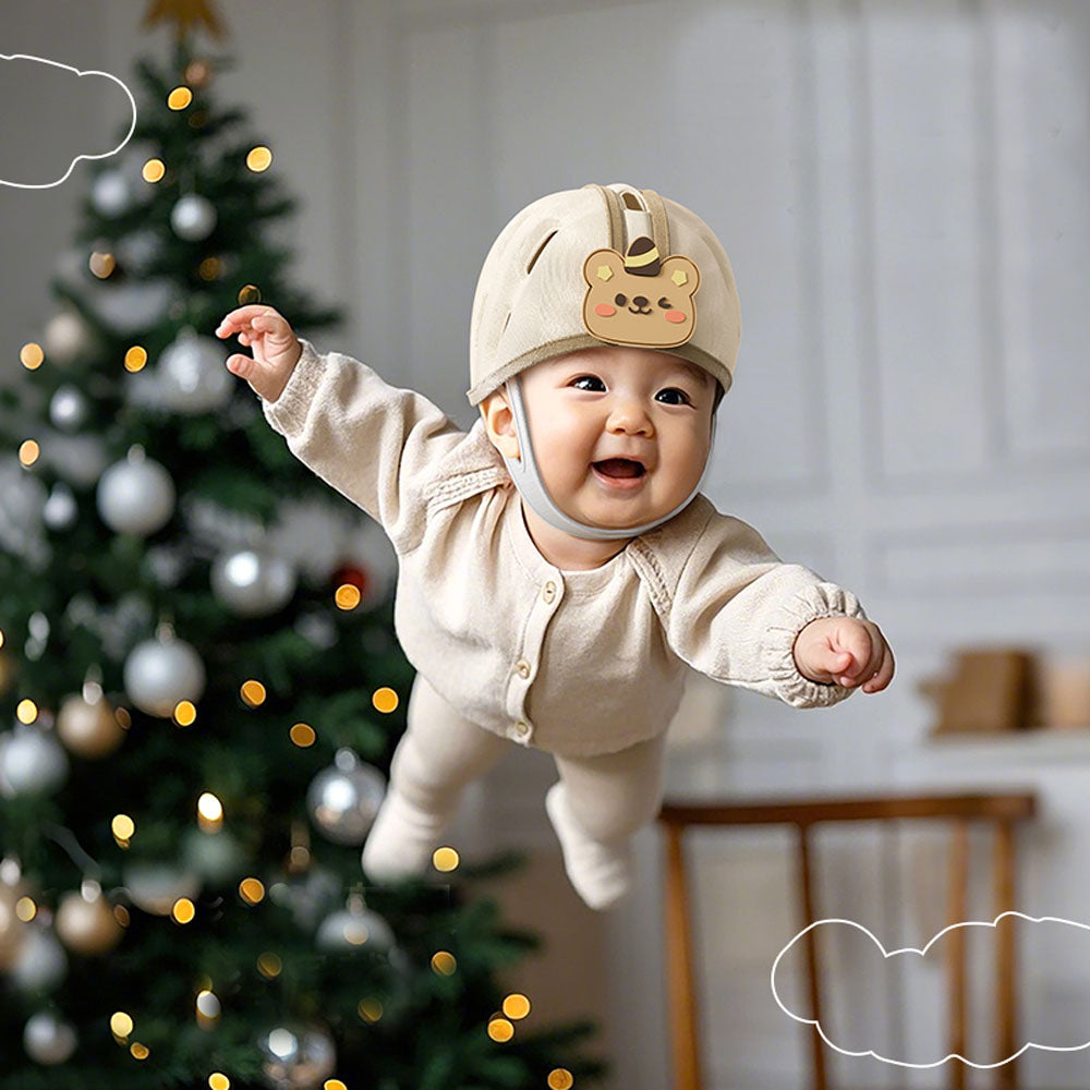 Baby Safety Helmet for flat head with Soft Cushion Harness Set