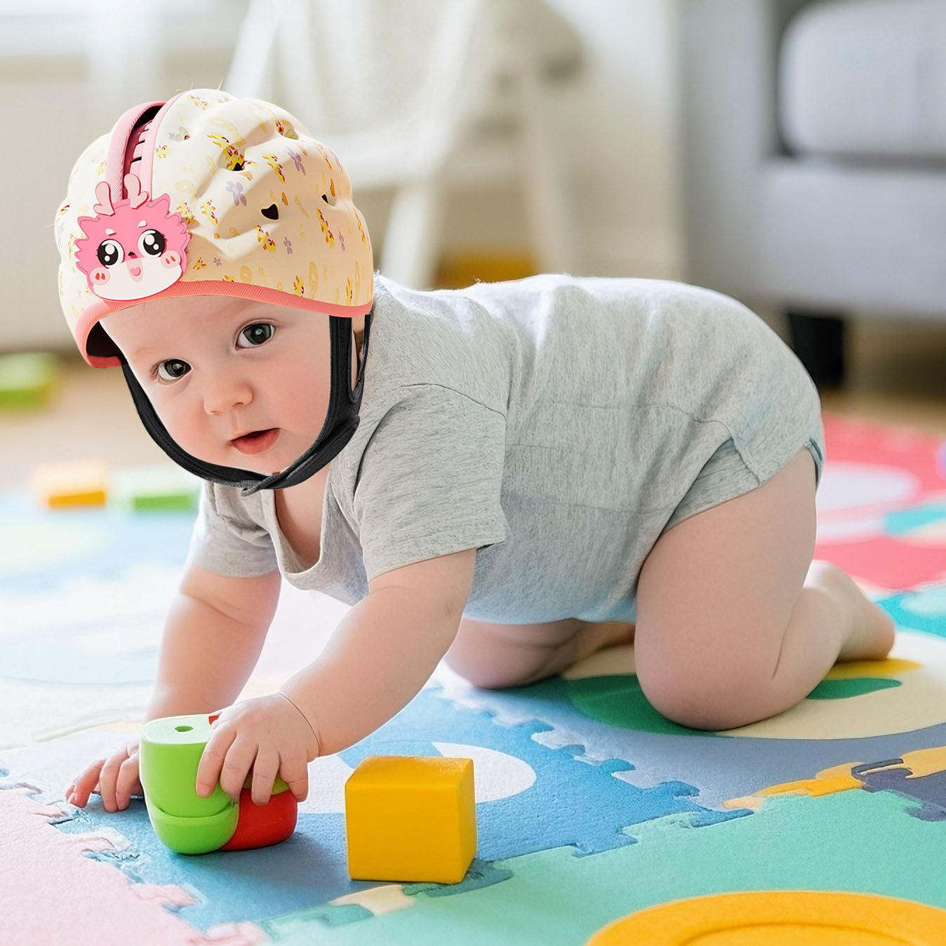 Baby Head Protector Toddler Safety Helmet Infant Headguard for Crawling Walking Running